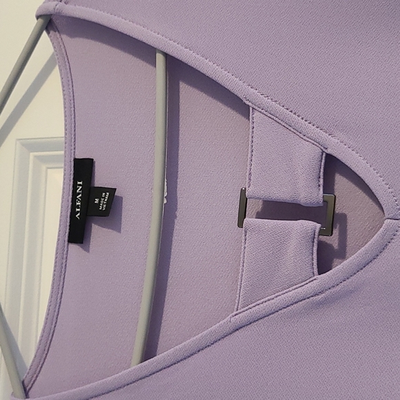 Womens Top, Medium, Lavender - Picture 2 of 3